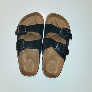 Pre-owned Boys (Size 2/3) Wonder Nation Two Strap Sandals